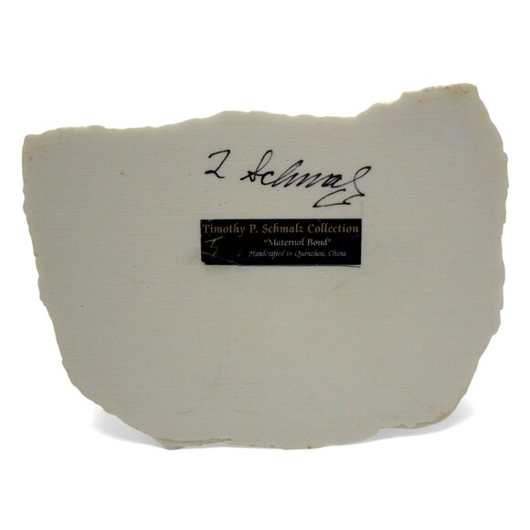 Rare Timothy P Schmalz MATERNAL BOND Signed Sculpture 1999 Vintage 7x7.2" - Picture 11 of 11